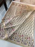 Soft semi Tussar saree /MD377
