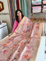 Flowy tissue saree / 229