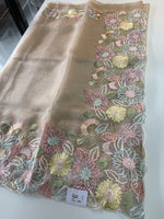 Glass organza Saree/ 155G