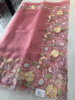 Glass organza Saree/ 155G