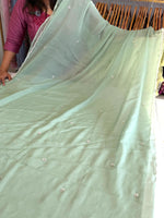 Chiffon Saree with Handowrk /Bj3140