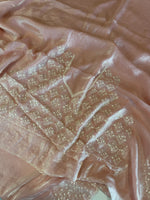 Satin organza saree/ 5509
