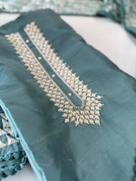 Chanderi Silk unstitched salwar set/NC119