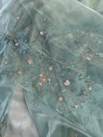 Glass organza Saree/AP810