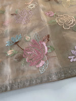 Glass Organza Saree/ 155L