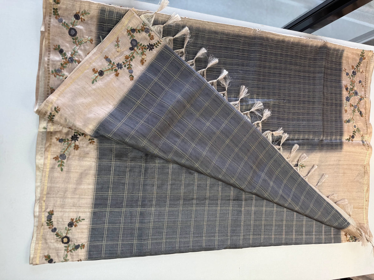 Semi soft Tussar Saree/178064