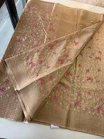 Soft semi Tussar silk saree / MD369