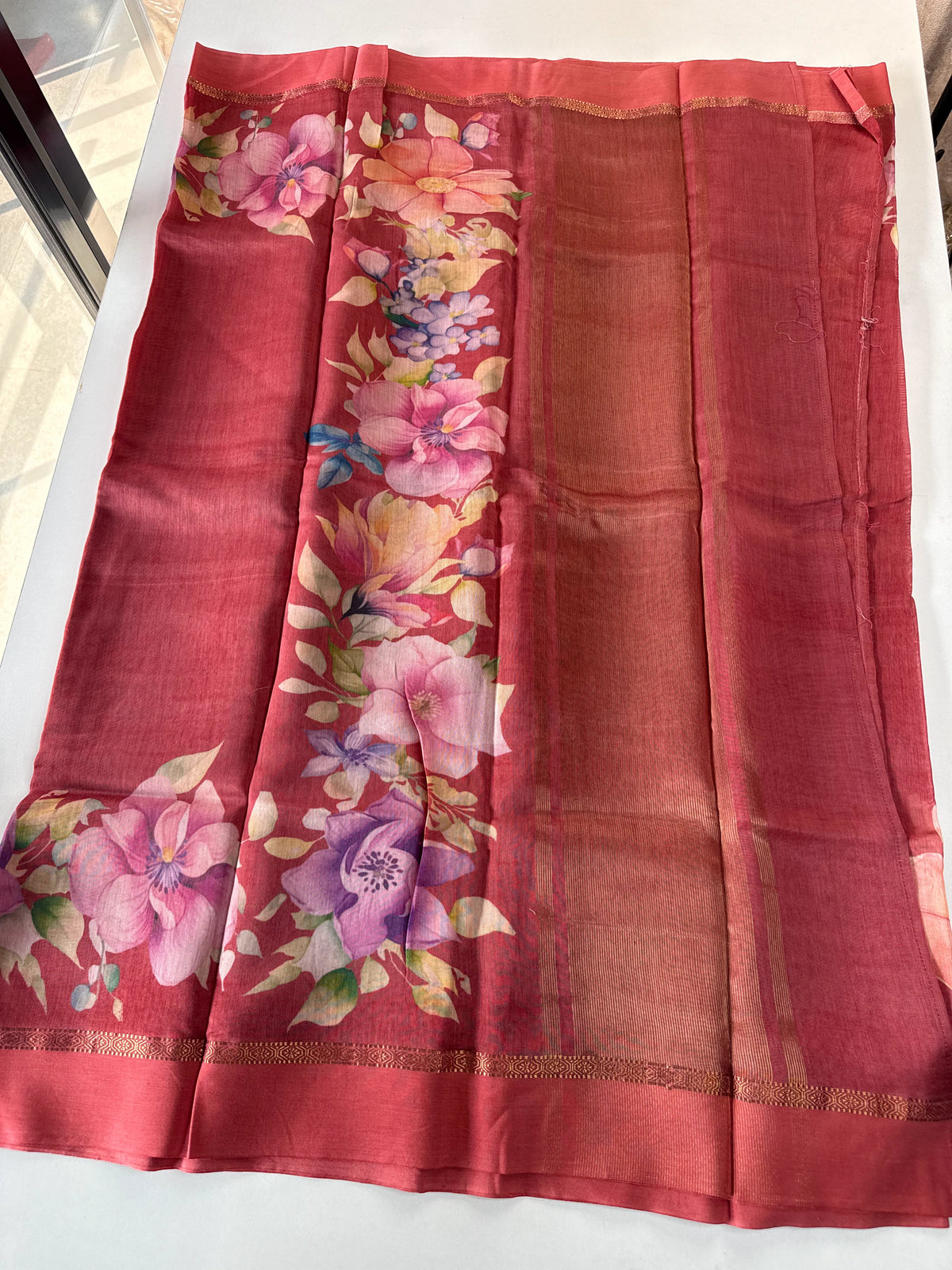 Pure Chanderi Silk Saree/05712
