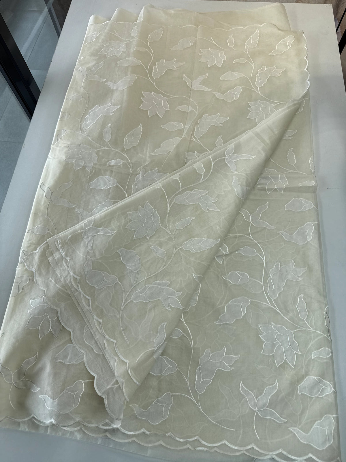 Chanderi cotton saree/106EFS