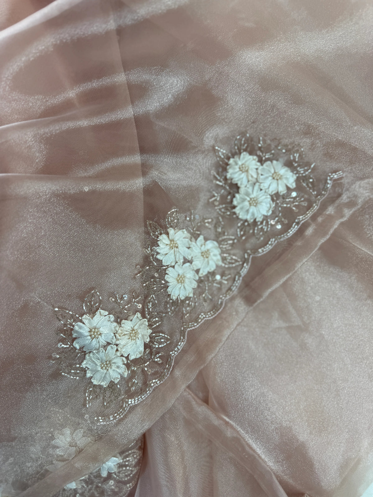 Glass Organza Saree/ HW23