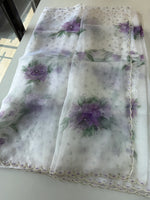 Glass organza Saree/5410