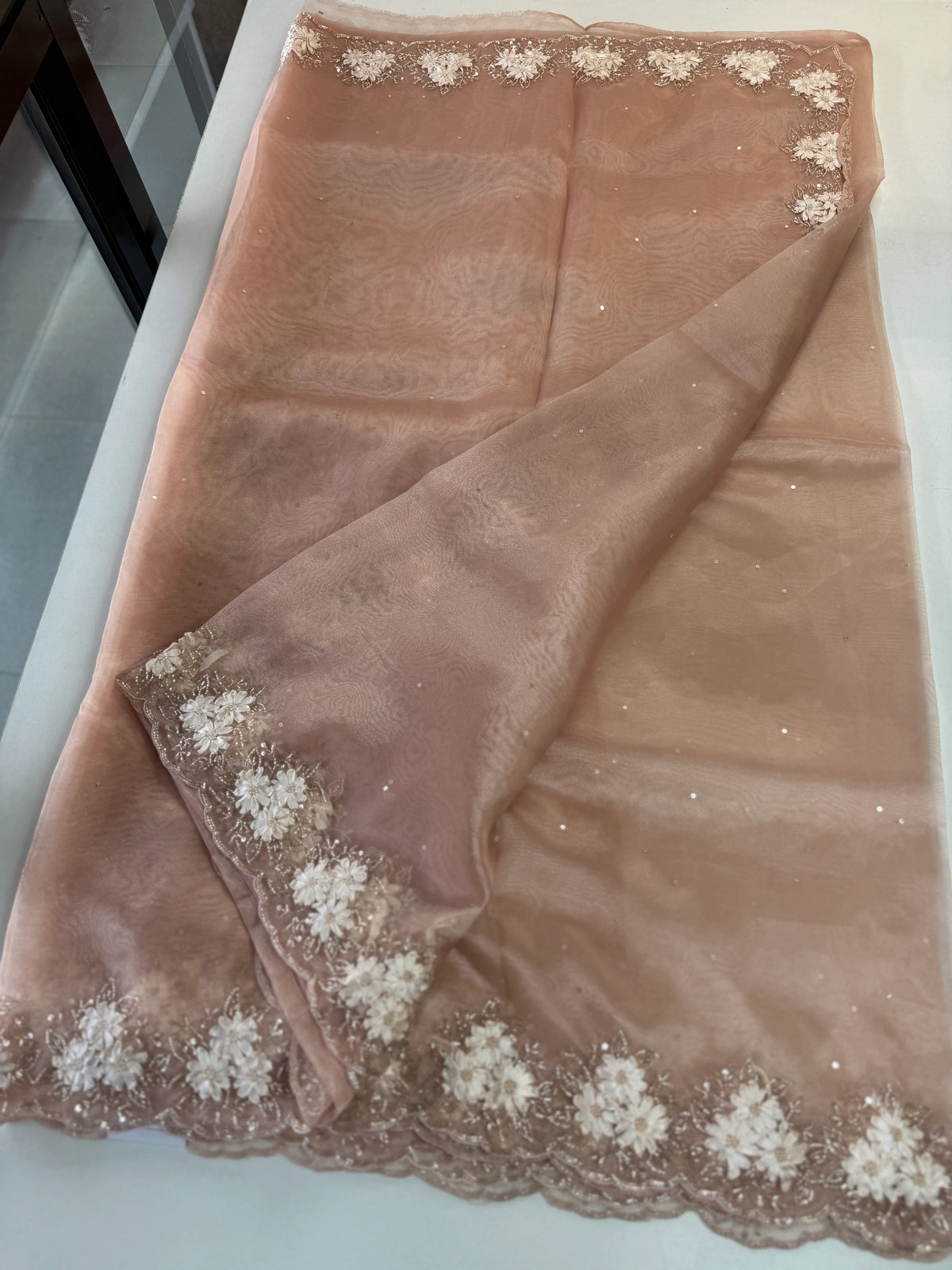 Glass Organza Saree/ HW23