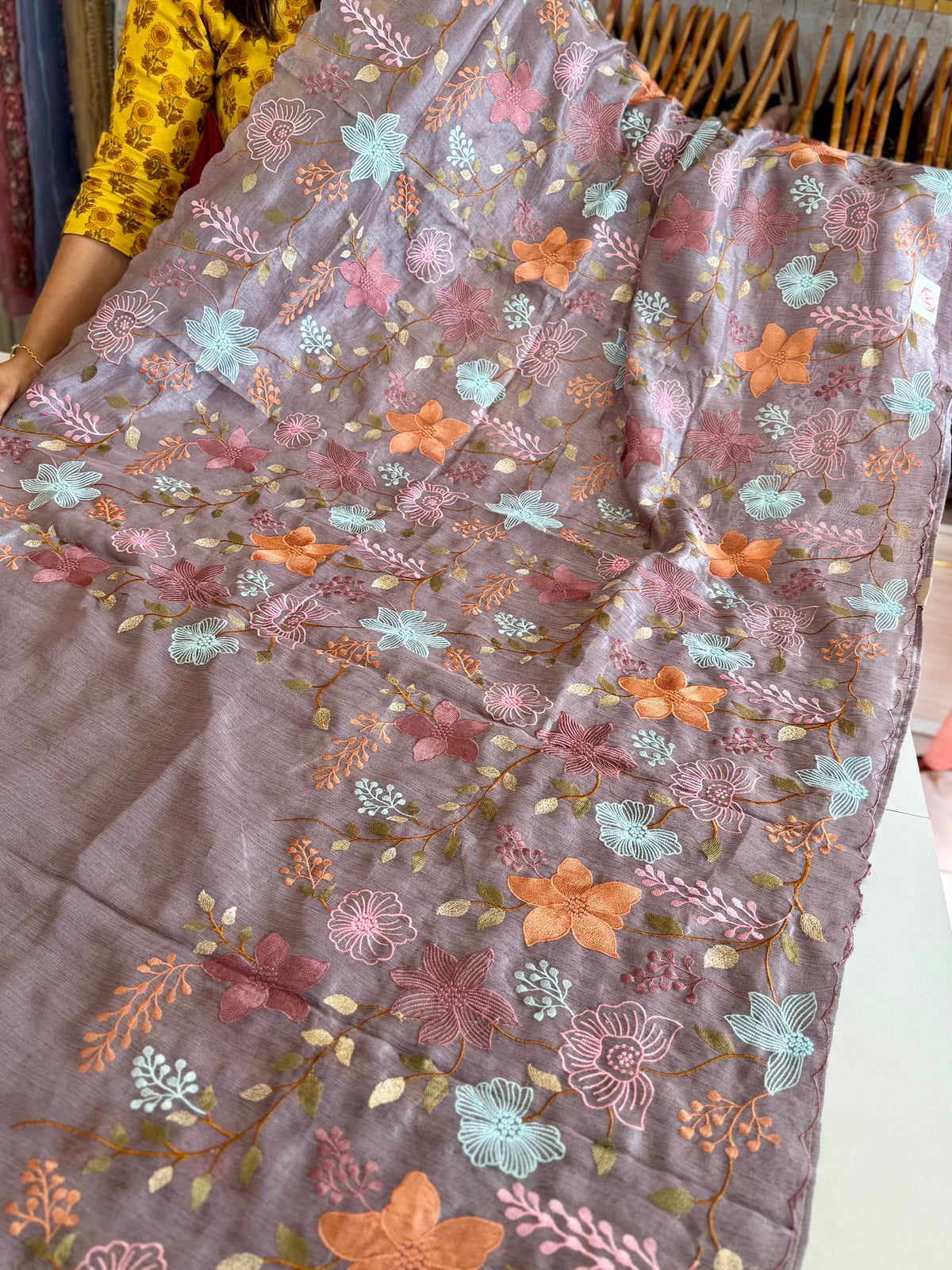 Semi jute Saree/ Kk48