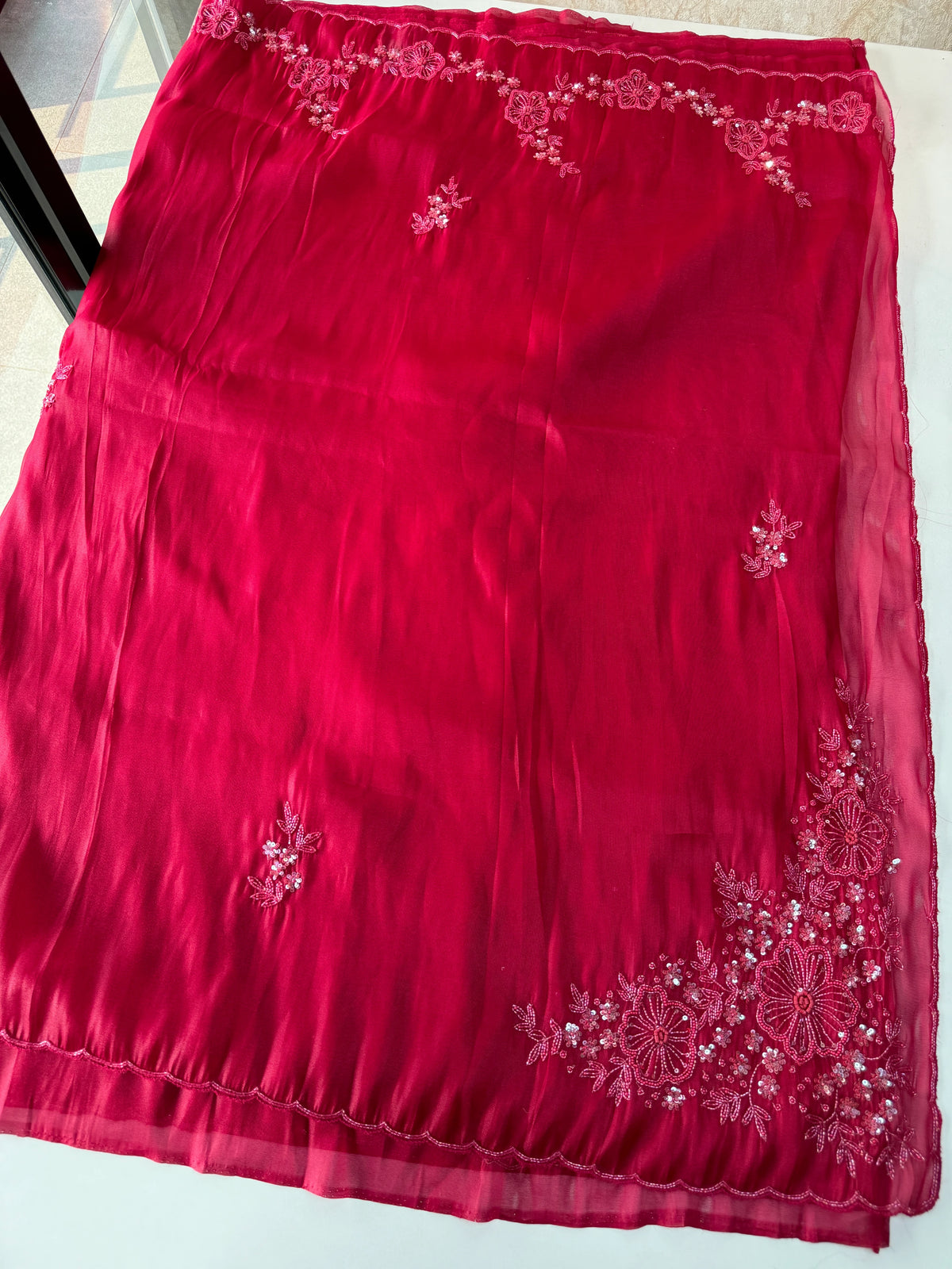 Tissue organza Saree/ HW319