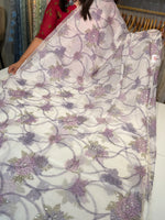 Georgette Organza Saree/ DD32