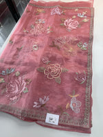 Glass Organza Saree/ 155L