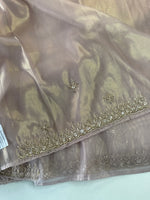 Tissue Organza party wear saree/PE92