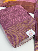 Muslin Chanderi unstitched salwar set / Nc151