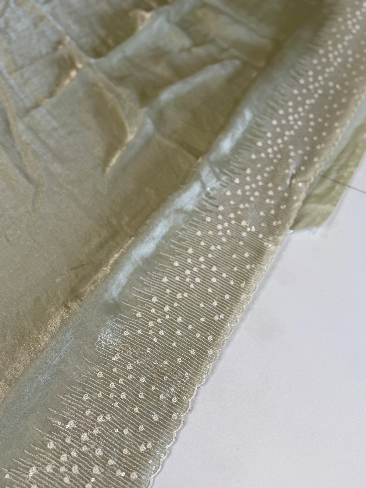Satin organza saree/ 5509