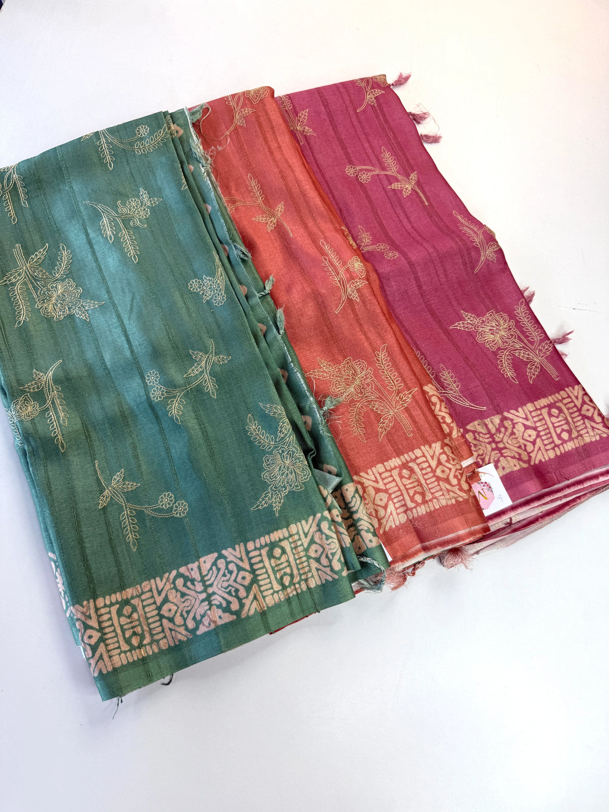 Soft semi Tussar saree/ D521