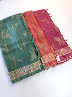 Soft semi Tussar saree/ D521