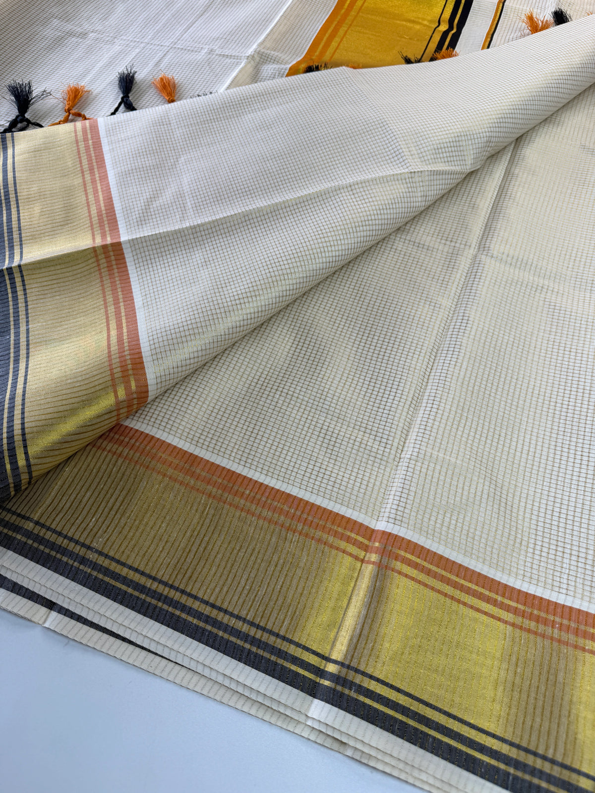 Onam cotton saree / MN7544