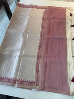 Semi Tussar Saree/ MFBP