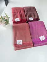Soft Georgette Banarasi weaved saree/ AY101