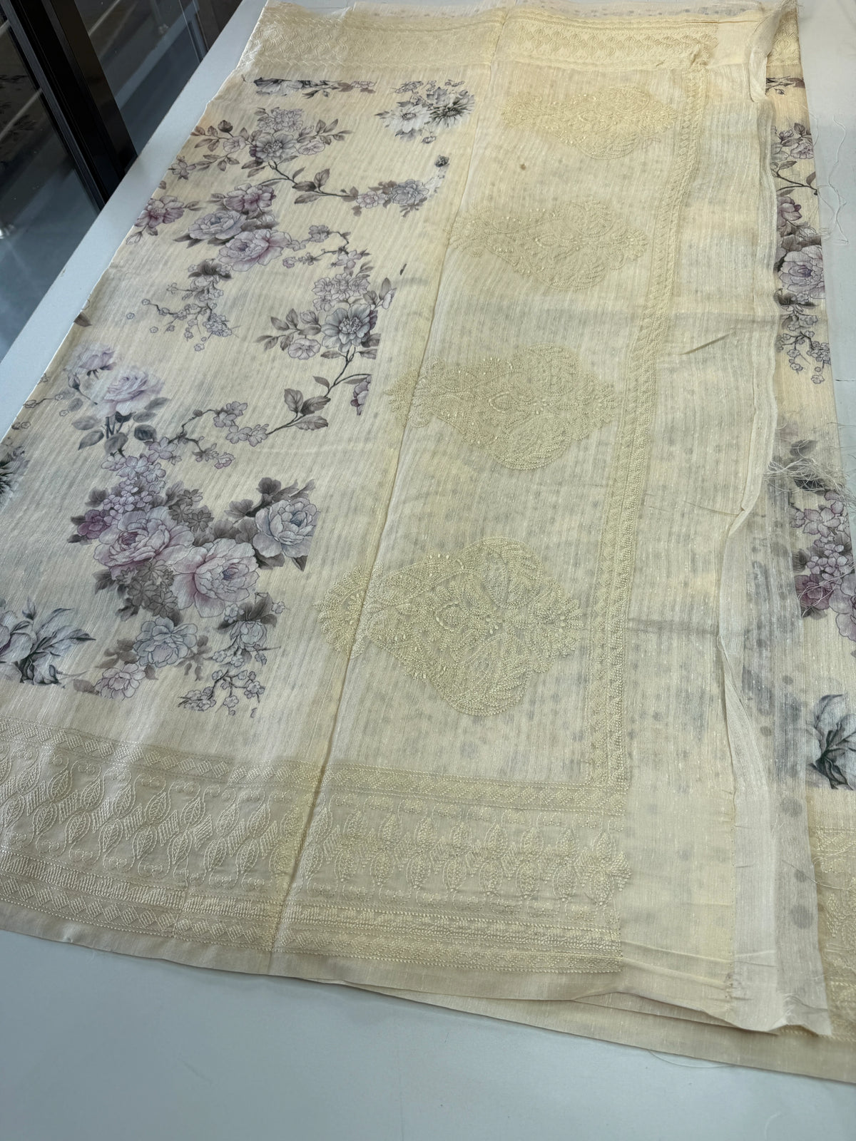 Semi Jute Saree/ 5191