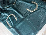 Crushed Organza Saree/AP2947