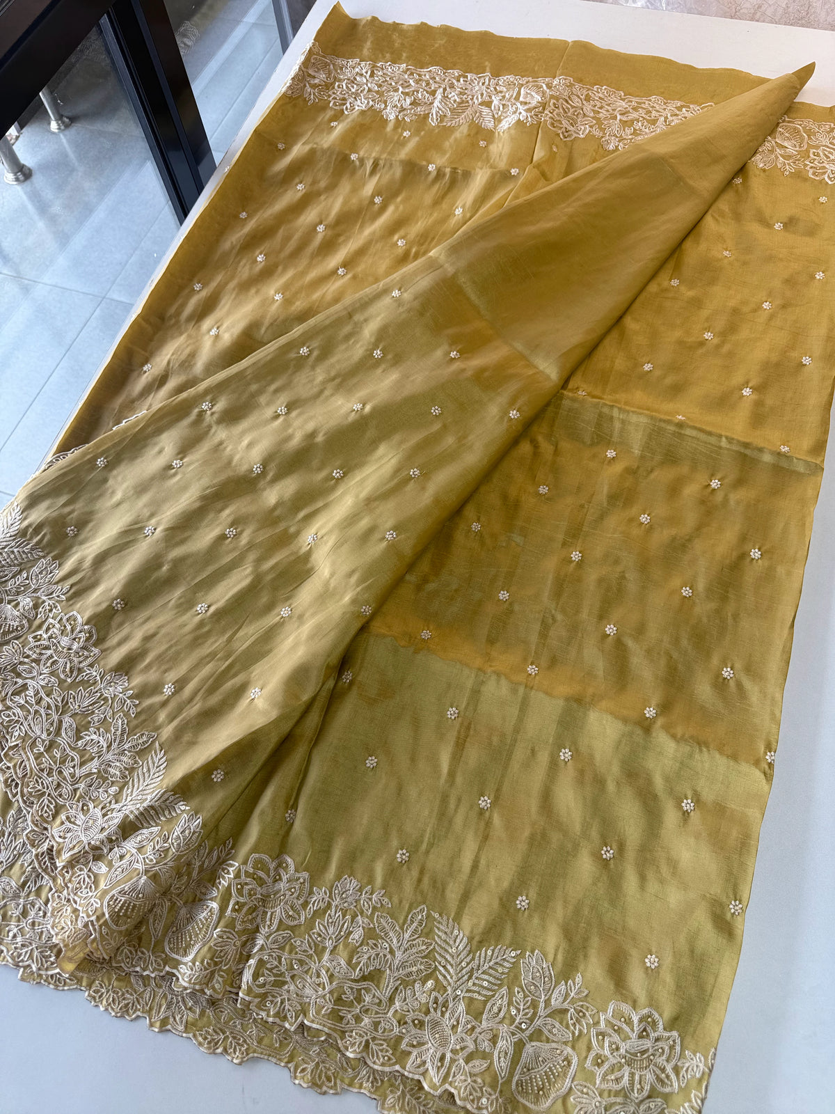 Satin Organza Saree/S114