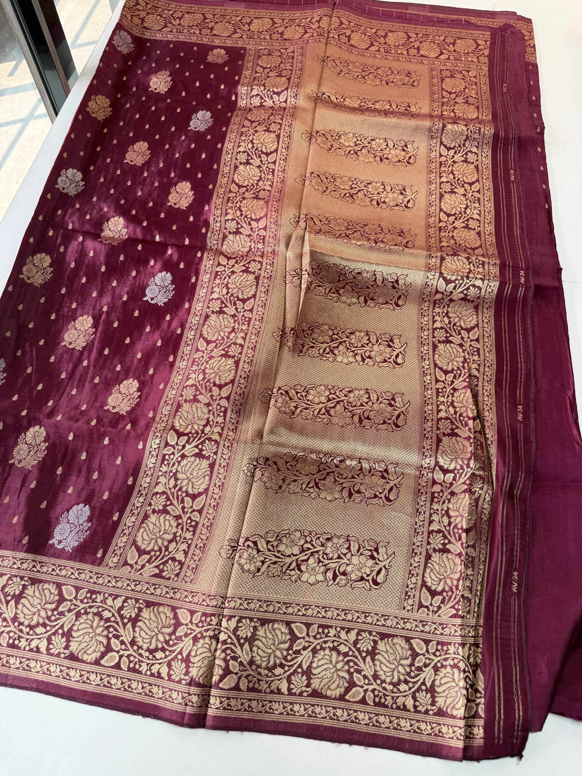 Crape Banarasi Saree/12MC