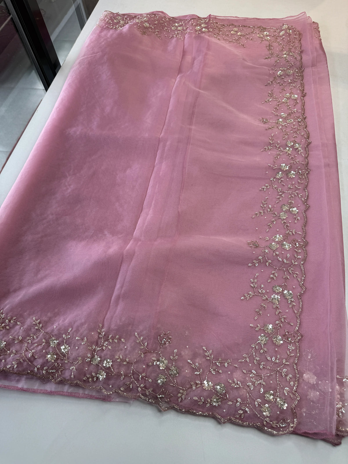 Soft organza party wear Saree/ HW115