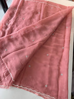 Chiffon Saree with Handowrk /Bj3140