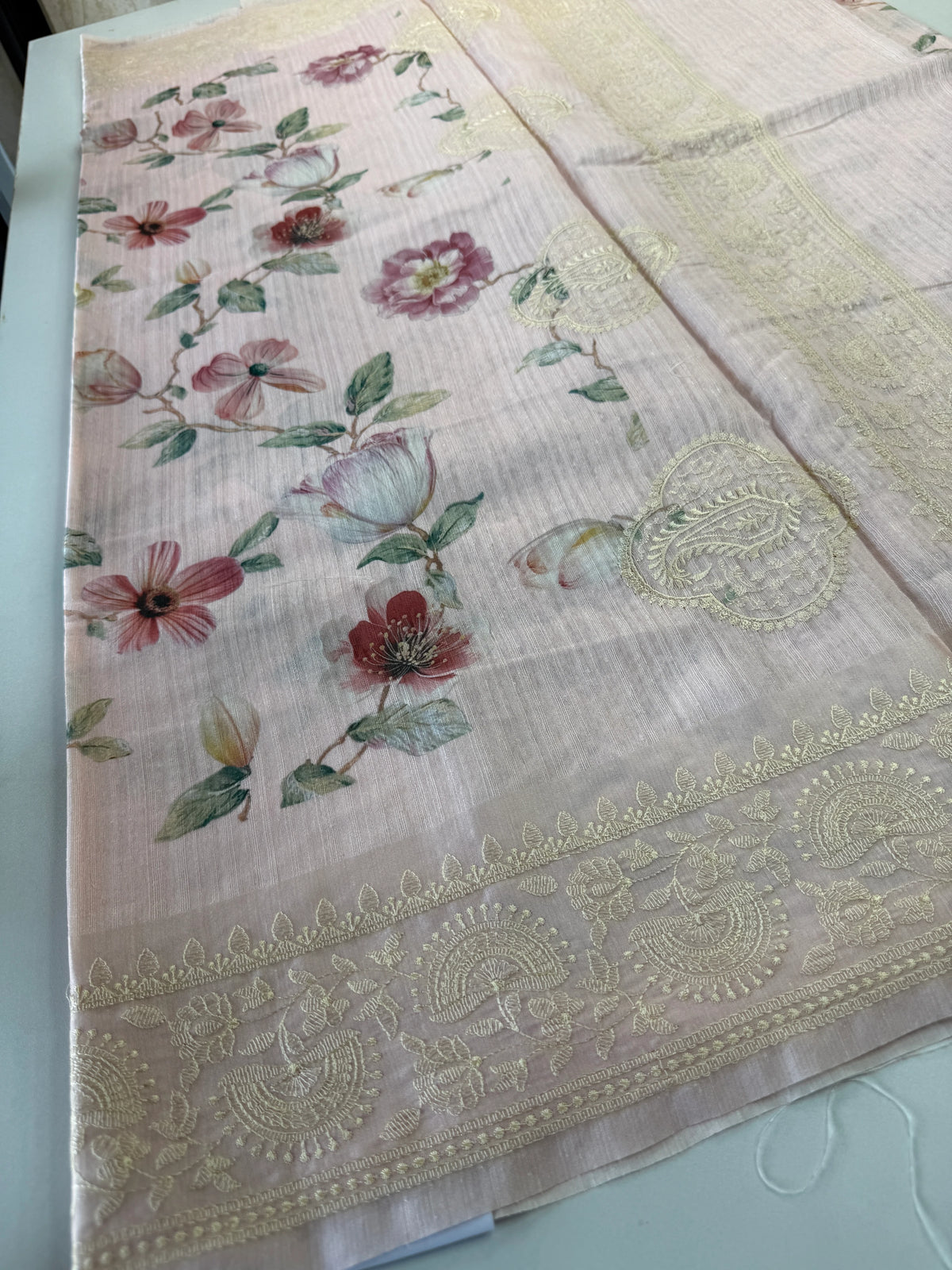 Semi Jute Saree/ 5191