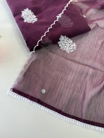 Chiffon unstitched salwar set / NC293