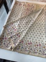 Soft semi Tussar saree /MD377