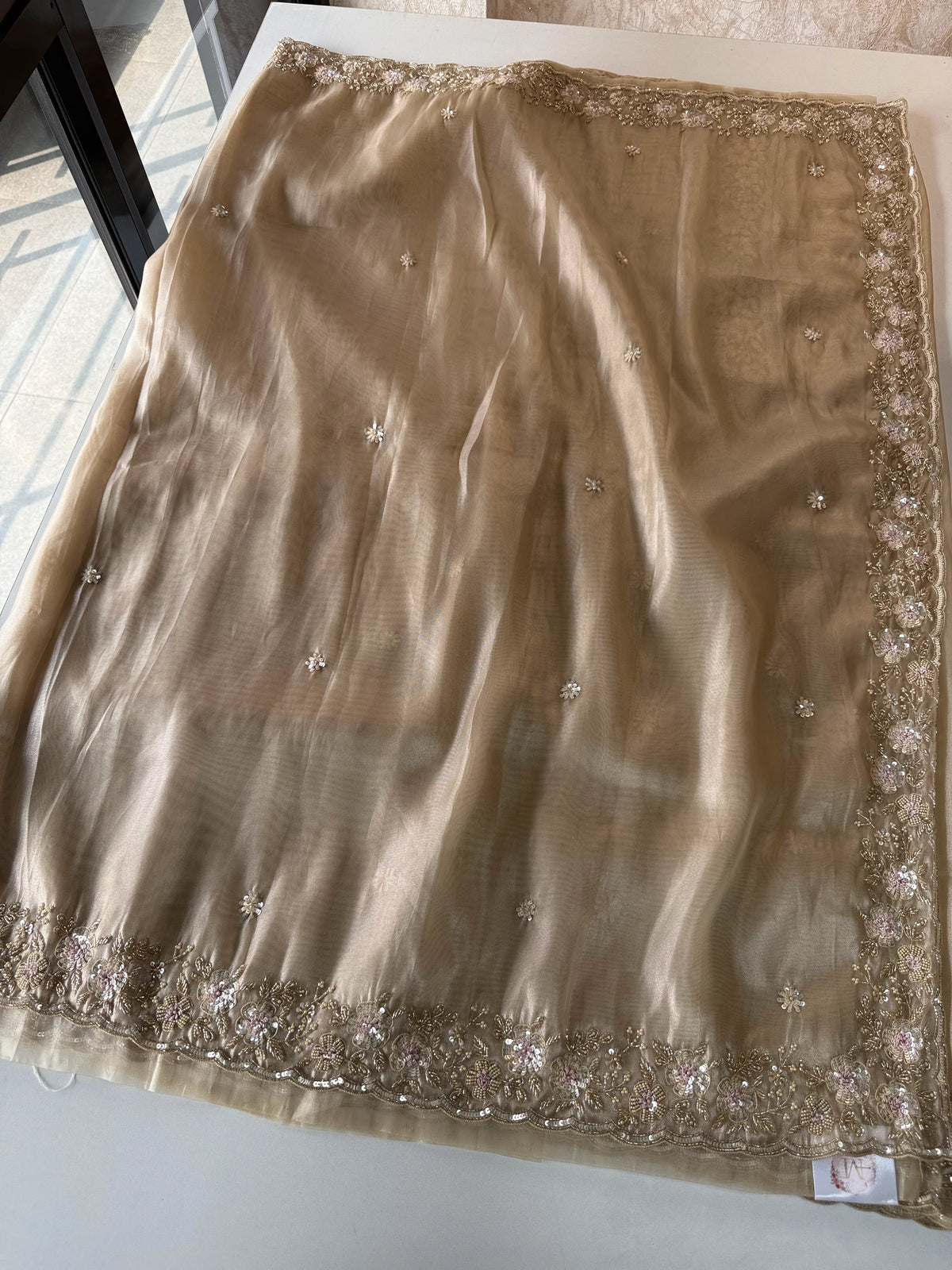 Tissue Oragnza Saree/ SROS4