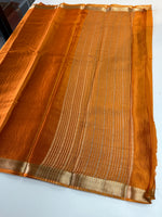 Chinon satin saree/VCD55