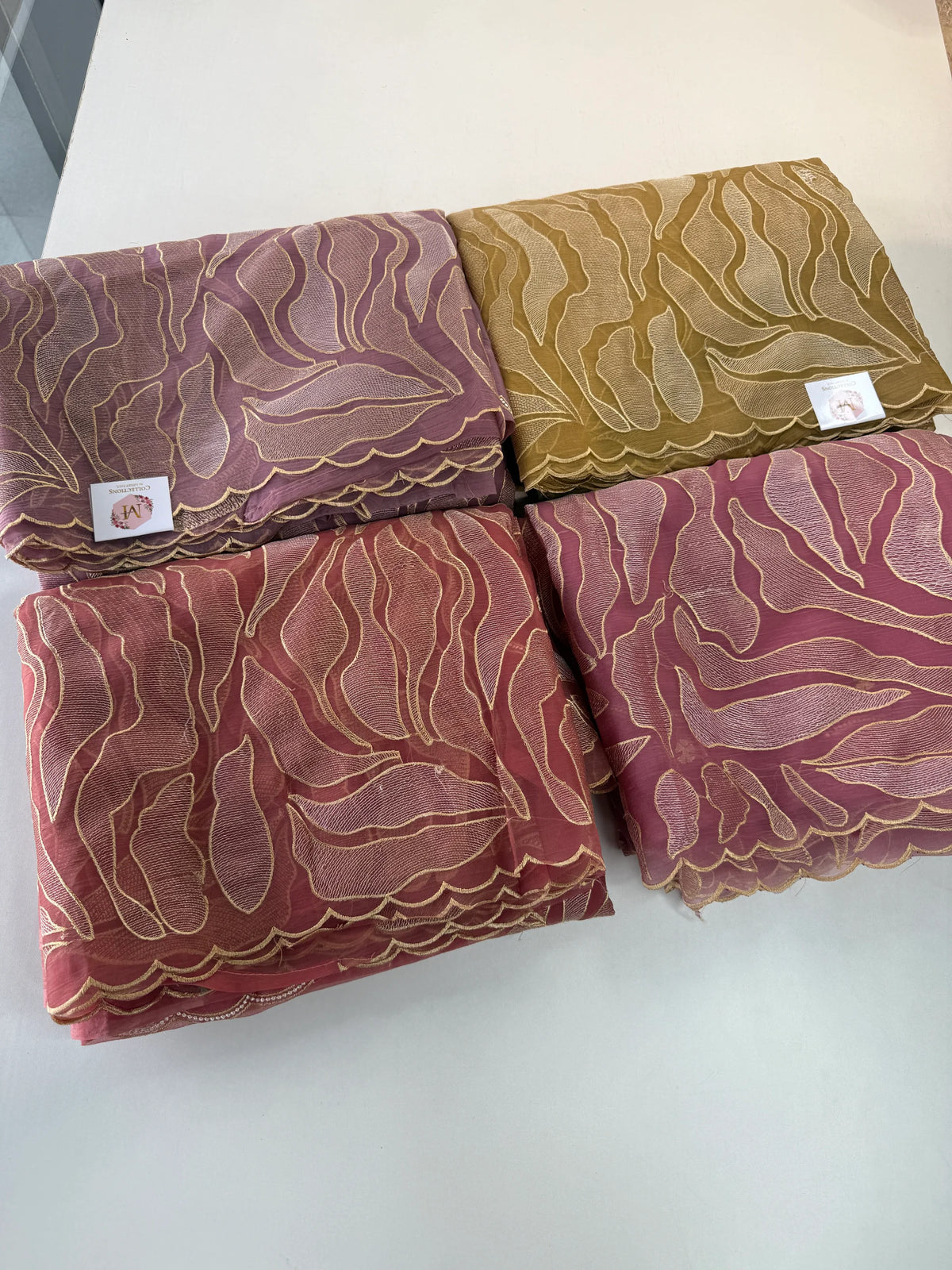 Georgette Saree/ANC49