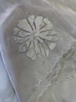 Glass Organza Saree/ LK35