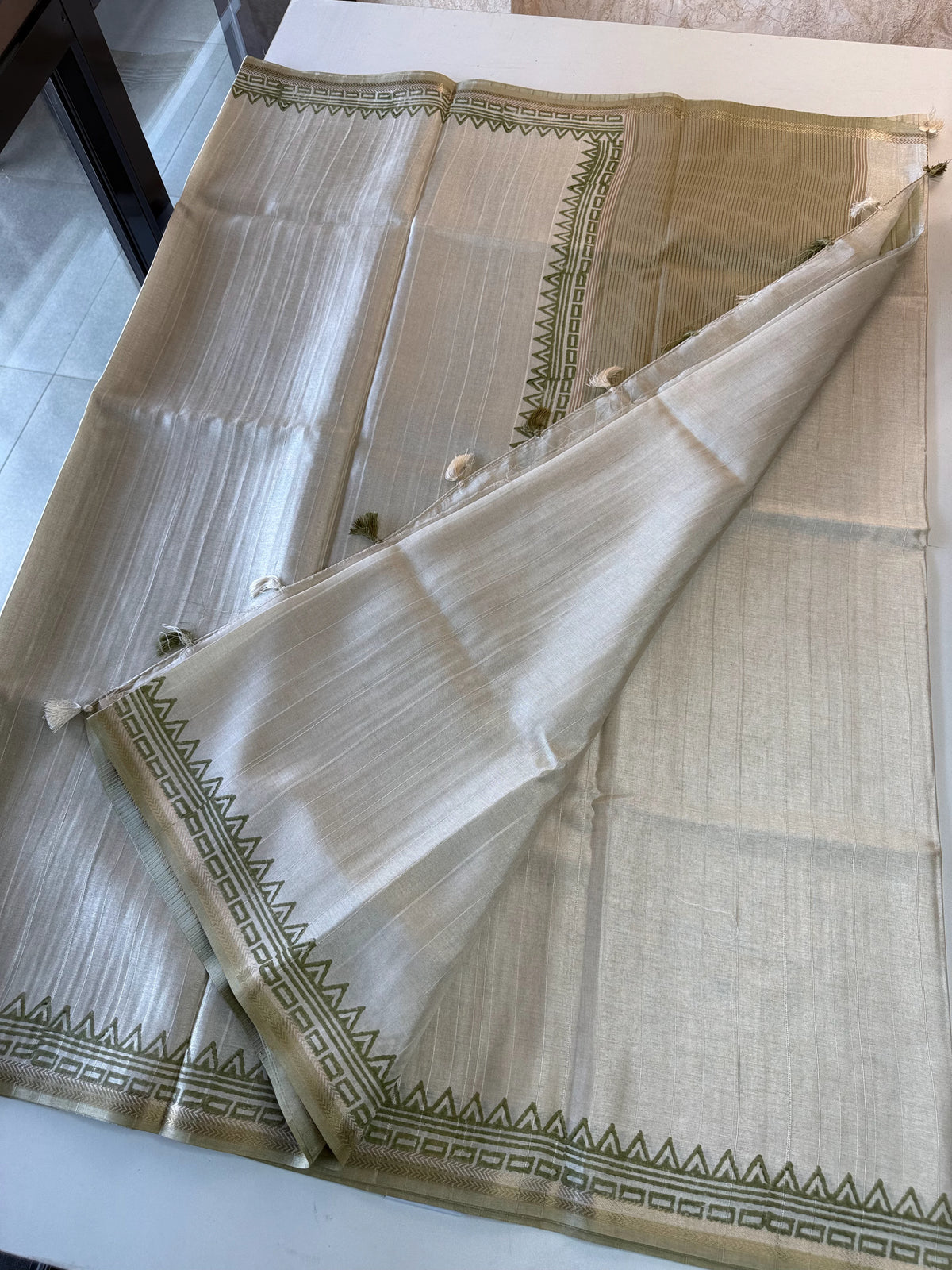 Semi Tussar Saree/ MFBP