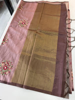 Chanderi blended saree/ KK35
