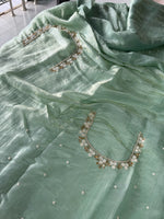 Crushed Organza Saree/AP2947