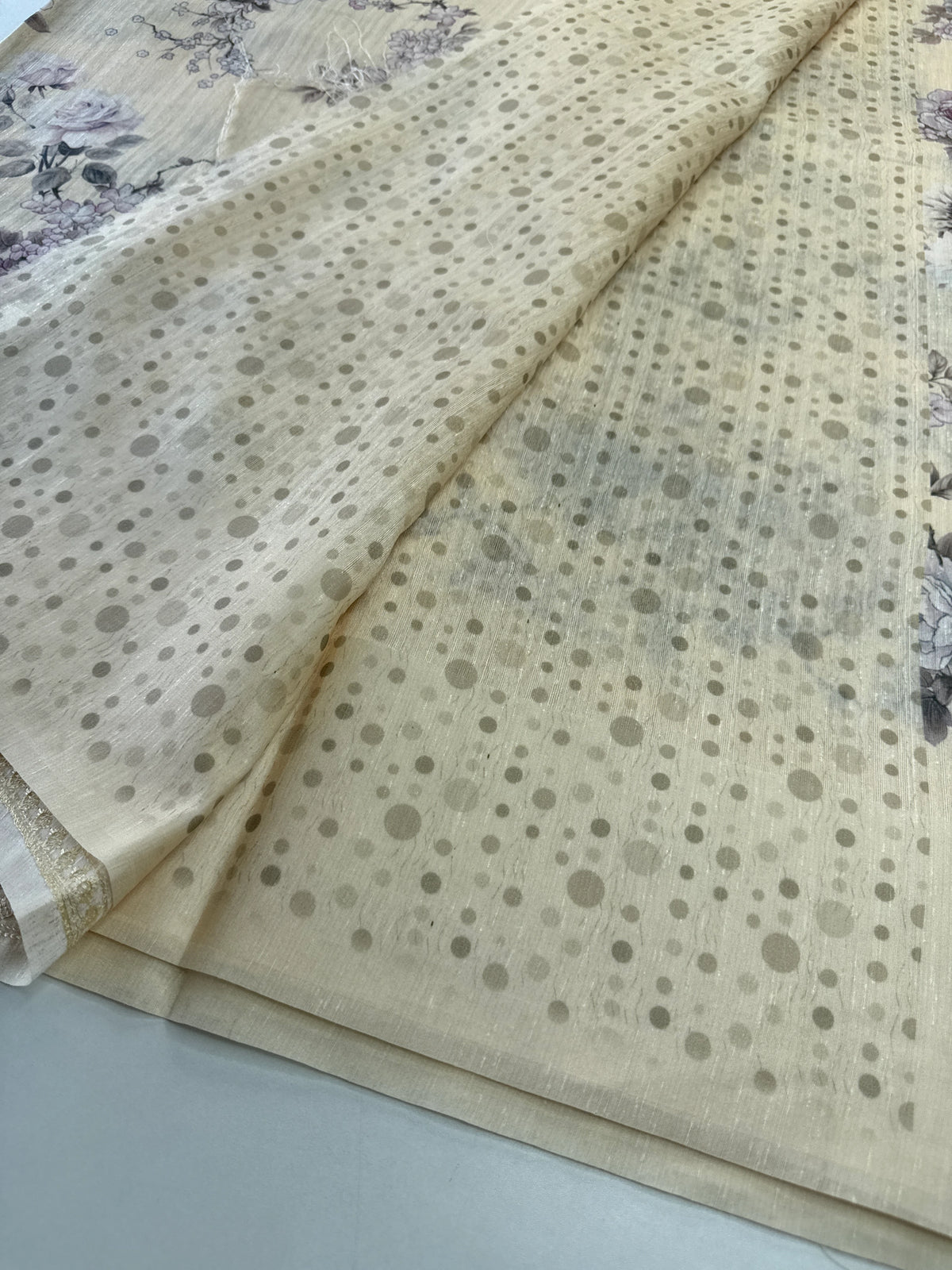 Semi Jute Saree/ 5191