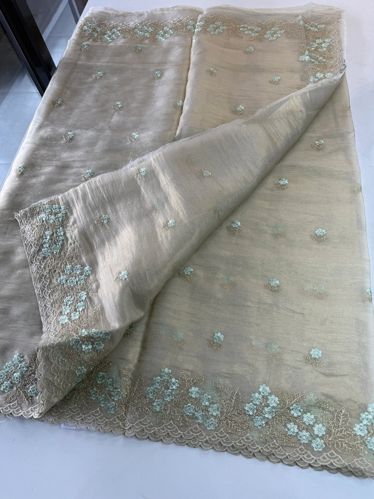 Organza blended saree/ BL924