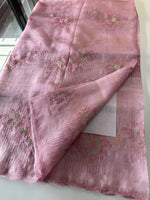 Organza foil blended Saree/ CW866