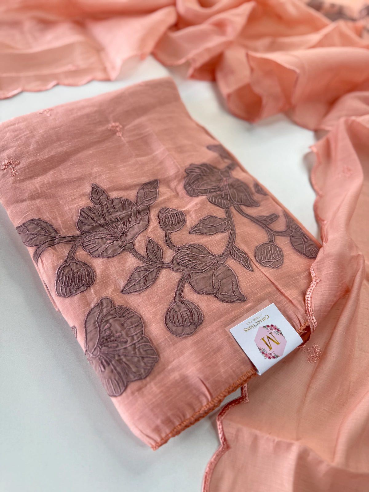 Soft Chanderi unstitched salwar set / NC263