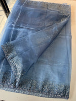 Glass Organza Saree/ CH845