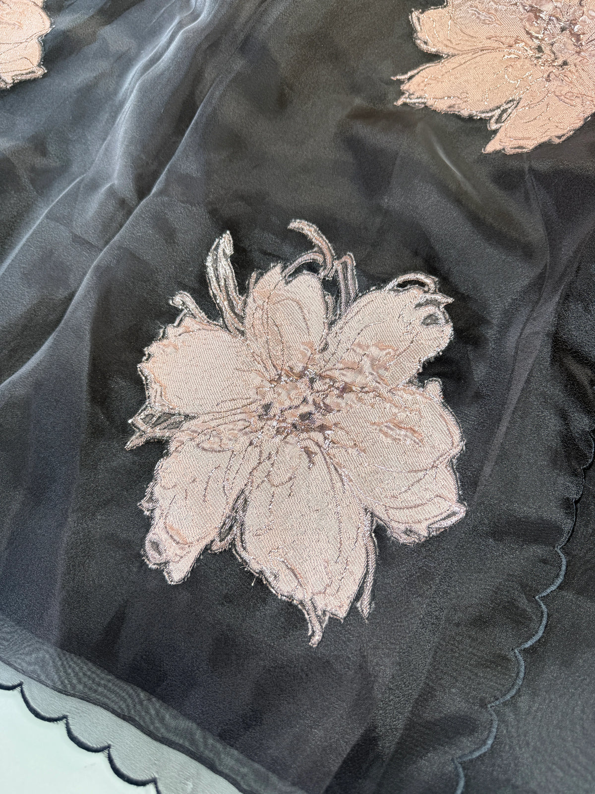 Glass Organza Saree/ KB24